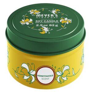 New Meyer's Clean Day Honeysuckle Orange soy candle